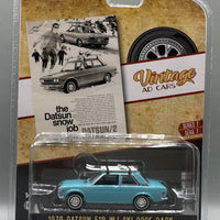 Greenlight Vintage Ad Cars 1970 Datsun 510 W/ Ski Roof Rack
