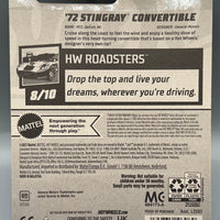 Hot Wheels '72 Corvette Stingray Convertible