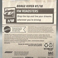 Hot Wheels Dodge Viper R/T Factory Sealed