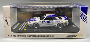 Inno64 Nissan Skyline GT-R R32 1 "Unisia Jecs" Macau Guia Race 1991