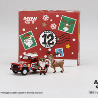 Mini GT 2021 Christmas Edition Land Rover Defender 90 Pickup
