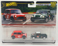 Hot Wheels 2 Pack Morris Mini & '67 Austin Mini Pickup