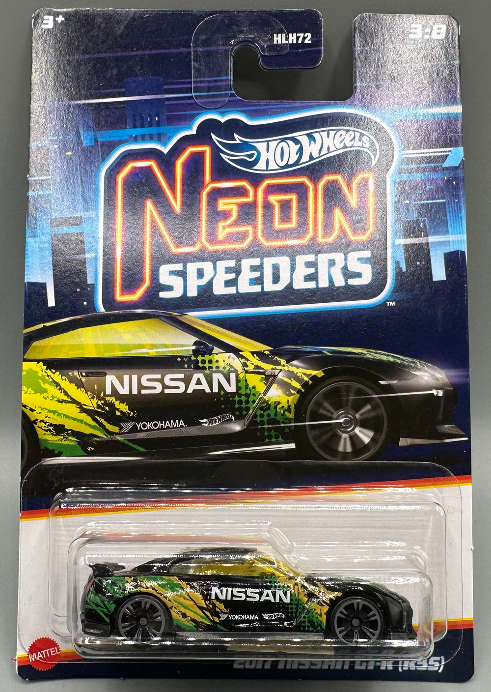 Hot Wheels Neon Speeders 2017 Nissan GT-R (R35)