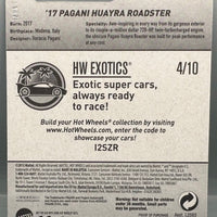 Hot Wheels '17 Pagani Huayra Roadster