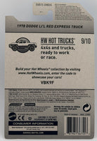 Hot Wheels 1978 Dodge Li'l Red Express Truck
