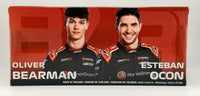 Hot Wheels 2025 Formula 1 2 Pack Moneygram Haas F1 Team Oliver Bearman & Esteban Ocon
