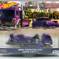 Hot Wheels Team Transport RWB Porsche 930 & Aero Lift