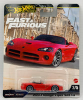 Hot Wheels Fast & Furious 2003 Dodge Viper SRT 10
