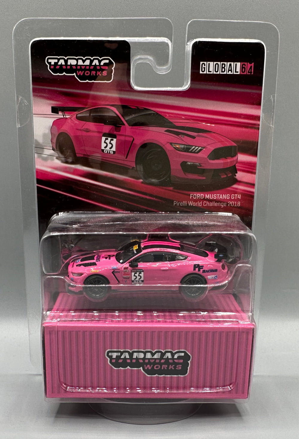 Tarmac Works Ford Mustang GT4 Pirelli World Challenge 2018