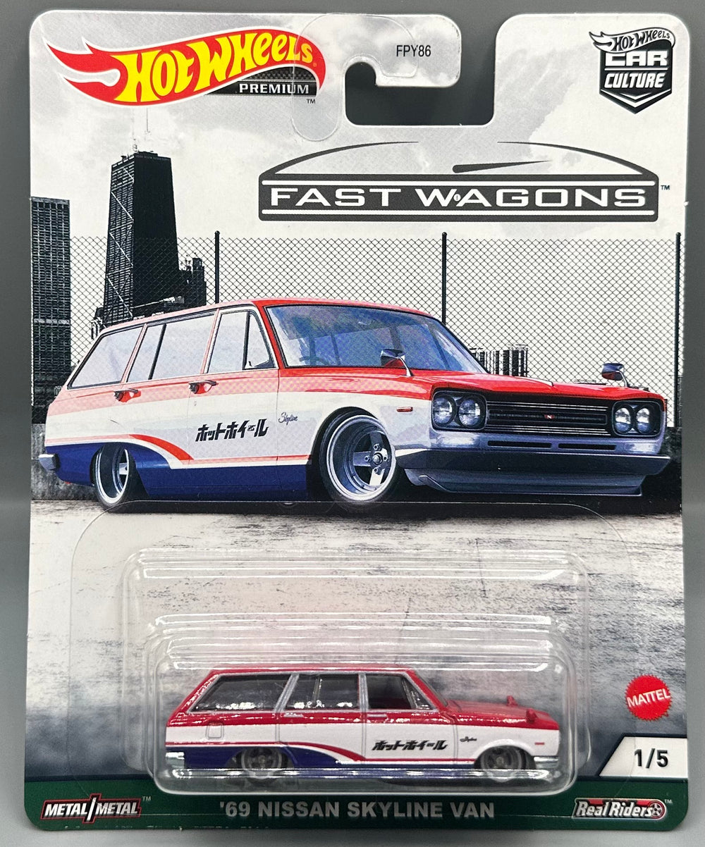 Hot Wheels Fast Wagons '69 Nissan Skyline Van