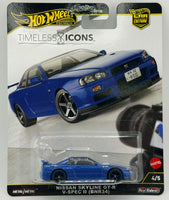 Hot Wheels Timeless Icons Nissan Skyline GT-R V-Spec II (BNR34)
