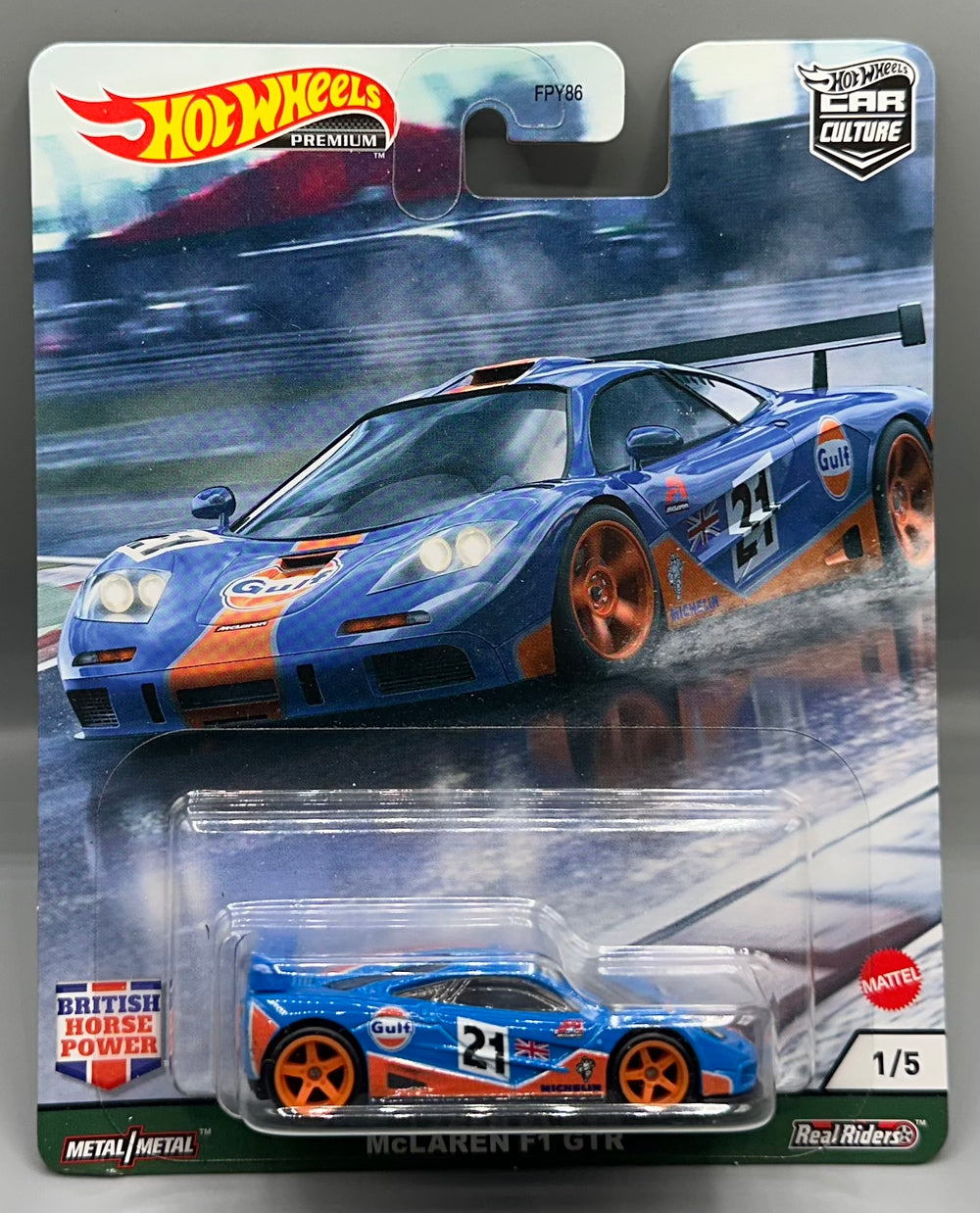 Hot Wheels British Horse Power Mclaren F1 GTR