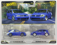 Hot Wheels 2 Pack 2004 VW Volkswagen Golf R32 & VW Volkswagen Golf MK7
