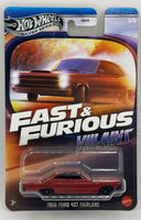 Hot Wheels Fast & Furious Villains 1966 Ford 427 Fairlane
