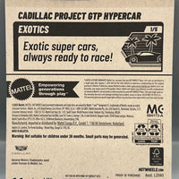 Hot Wheels Cadillac Project GTP Hypercar