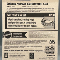 Hot Wheels Gordon Murray Automotive T.33
