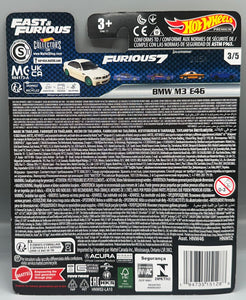 Hot Wheels Fast & Furious BMW E46 M3