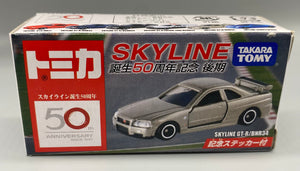 Tomica Skyline 50th Anniversary Nissan Skyline GT-R BNR34