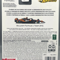 Hot Wheels 2024 Mclaren Formula 1  Team (No.4)
