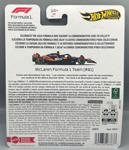 Hot Wheels 2024 Mclaren Formula 1 Team (No.81)