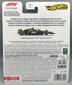 Hot Wheels 2024 Kick Sauber Formula 1 Team (no.77)