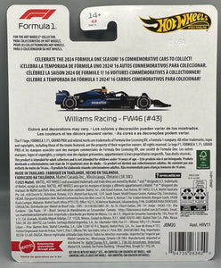 Hot Wheels 2024 Williams Racing Formula 1 FW46 (No.43)
