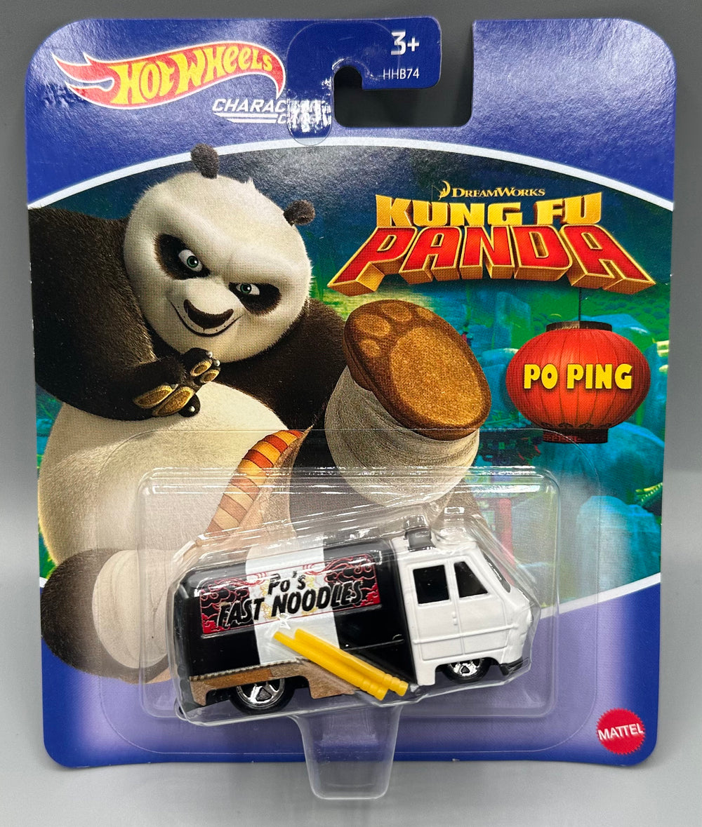 Hot Wheels Character Cars Dreamworks Kung Fu Panda Po Ping
