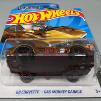Hot Wheels Super Treasure Hunt '68 Corvette - Gas Monkey Garage