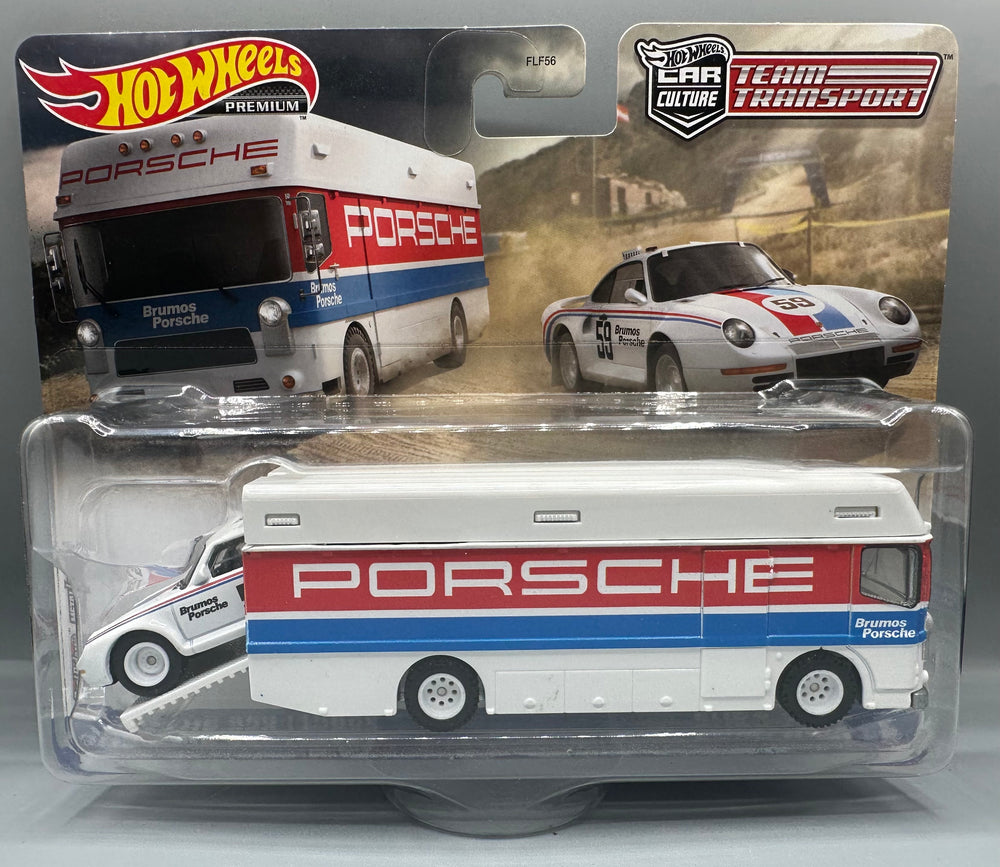 Hot Wheels Team Transport Porsche 959 & Euro Hauler