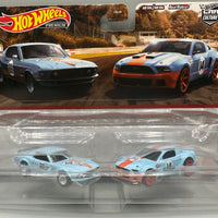 Hot Wheels 2 Pack 2014 Custom Mustang & 1969 Ford Mustang Boss 302