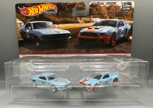 Hot Wheels 2 Pack 2014 Custom Mustang & 1969 Ford Mustang Boss 302