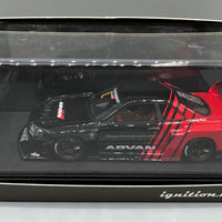 Ignition Model 1:43 LB-ER34 Super Silhouette Nissan Skyline Black/Red