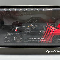 Ignition Model 1:43 LB-ER34 Super Silhouette Nissan Skyline Black/Red