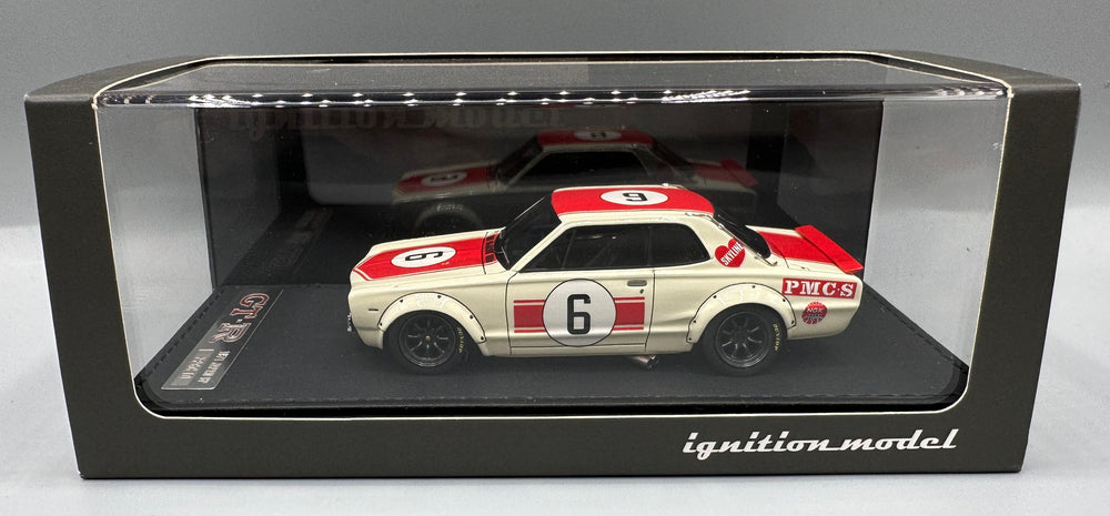 Ignition Model 1:43 Nissan Skyline 2000GT-R (KPGC10) #6 1971 Japan Grand Prix