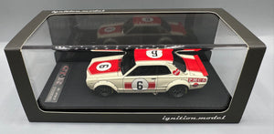 Ignition Model 1:43 Nissan Skyline 2000GT-R (KPGC10) #6 1971 Japan Grand Prix