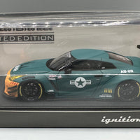 Ignition Model 1:43 IIado Store Exclusive Liberty Walk LB-Works Nissan GT-R R35 Type 2 Matte Green