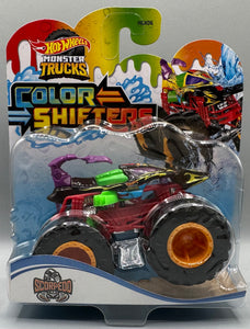 Hot Wheels Monster Trucks Color Shifters Scorpedo