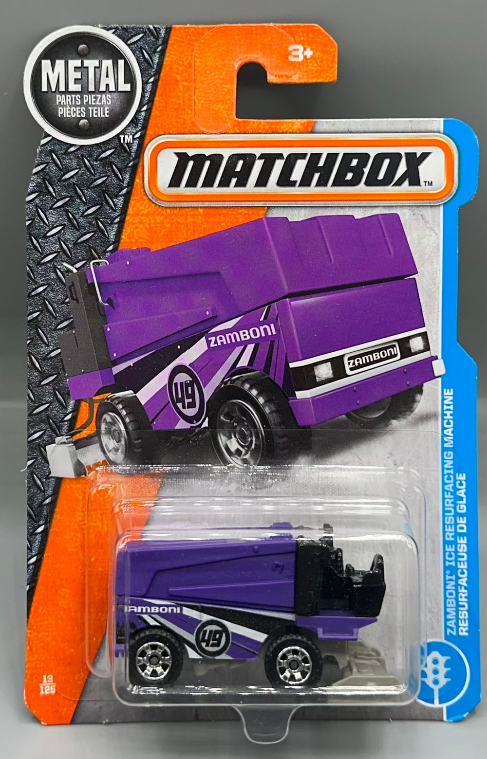 Matchbox Zamboni Ice Resurfacing Machine
