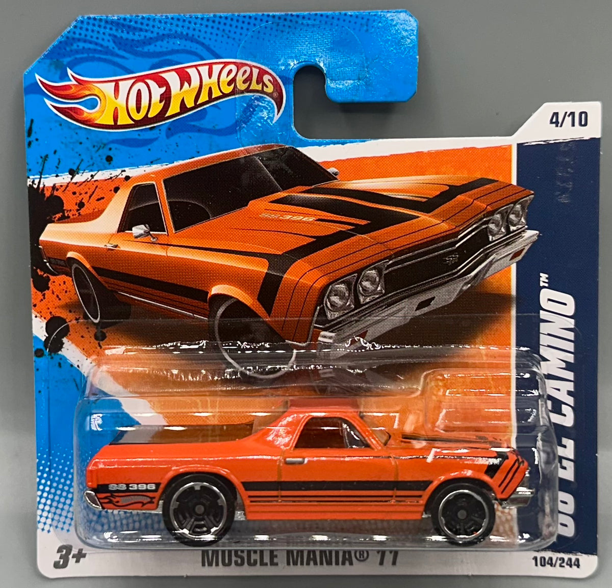 Hot Wheels '68 El Camino Die-Cast Car – 1:64 Scale, Pink (5/5 Series) - View #3
