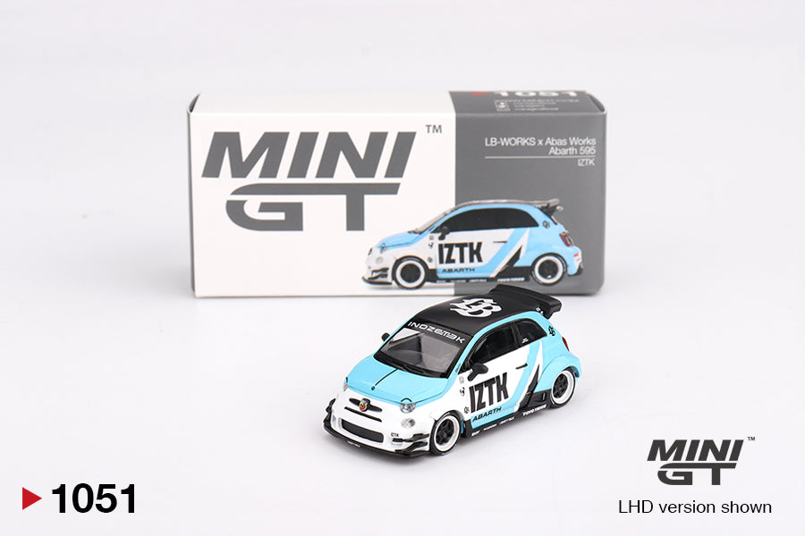 Mini GT 1051 Abarth 595 Liberty Walk X Abas Works IZTK