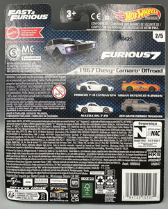 Hot Wheels Fast & Furious 1967 Chevy Camaro Off Road