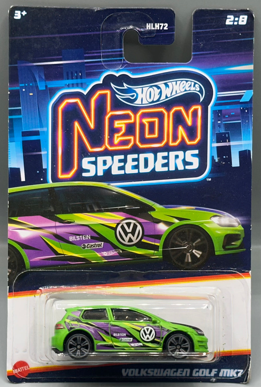 Hot Wheels Neon Speeders VW Volkswagen Golf MK7
