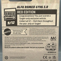 Hot Wheels Target Red Edition Alfa Romeo GTV6 3.0