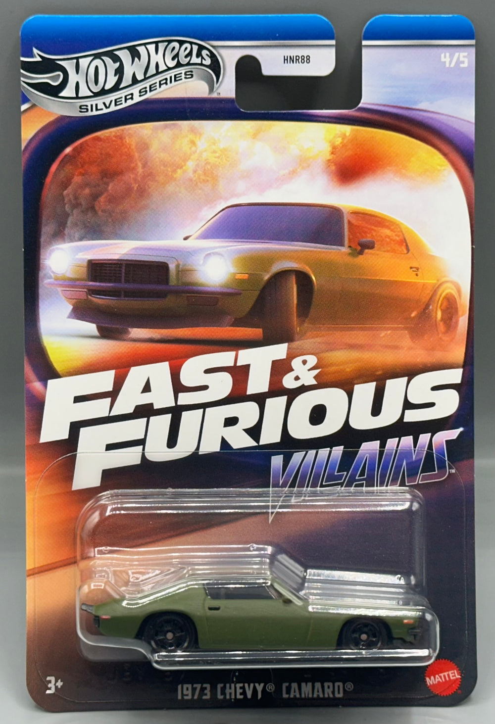 Hot Wheels Fast & Furious Villains 1973 Chevy Camaro