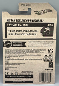 Hot Wheels Nissan Skyline GT-R (BCNR33)