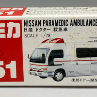 Tomica Nissan Paramedic Ambulance