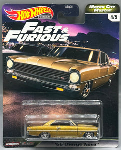 Hot Wheels Fast & Furious Motor City Muscle '66 Chevy Nova