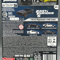 Hot Wheels Fast & Furious 1970 Plymouth AAR Cuda