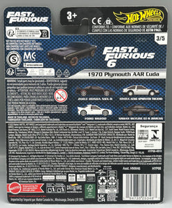 Hot Wheels Fast & Furious 1970 Plymouth AAR Cuda