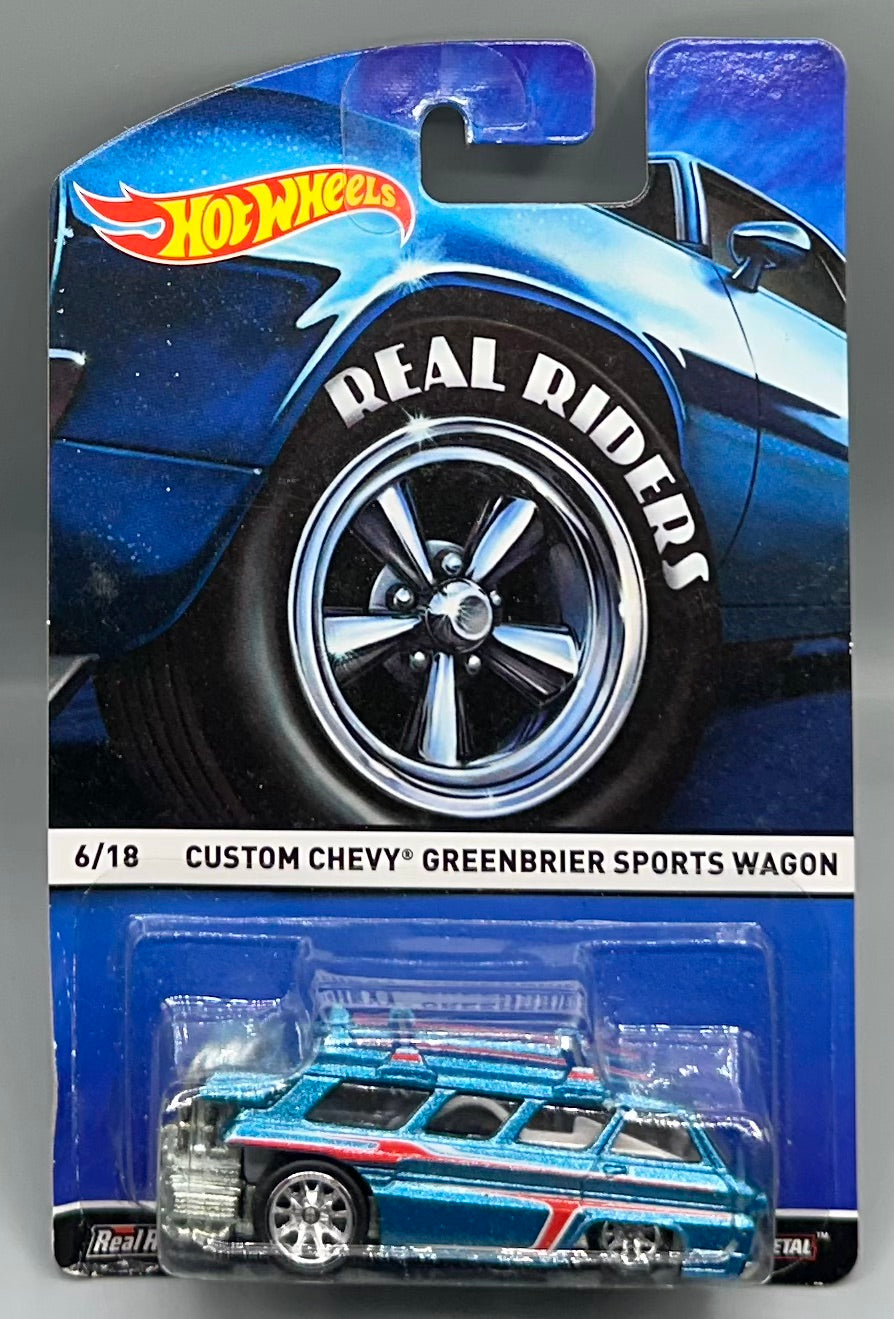 Hot Wheels Real Riders Custom Chevy Greenbrier Sports Wagon